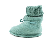 Joha green booties merino wool